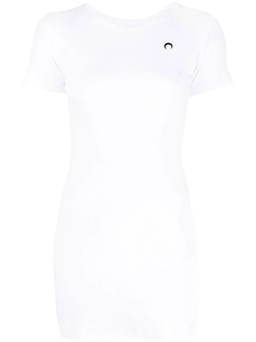 Fine-Ribbed Organic Cotton T-Shirt Dress