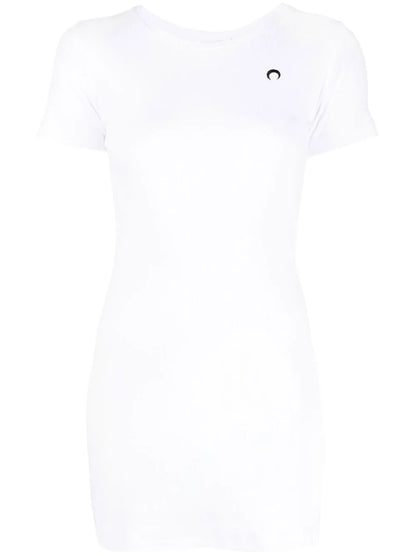Fine-Ribbed Organic Cotton T-Shirt Dress