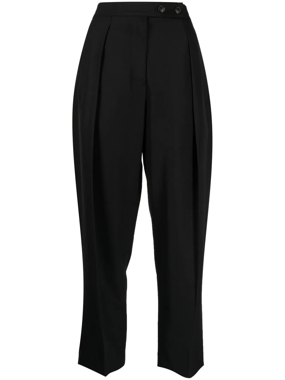 High-Waisted Tapered Trousers