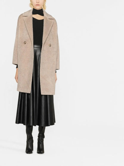 Tuia Textured Double-Breasted Coat