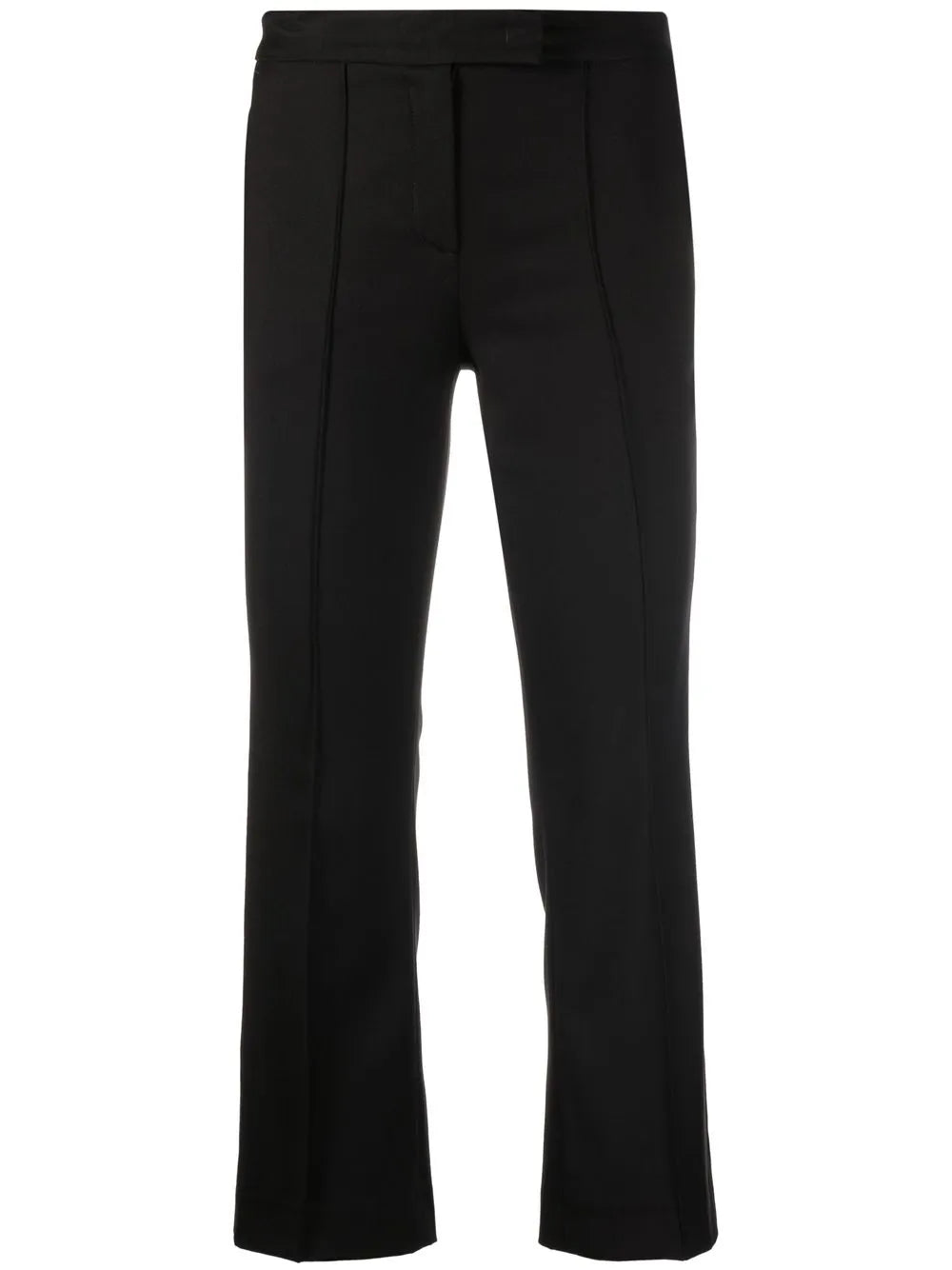 Portula Pintuck-Detail Cropped Trousers