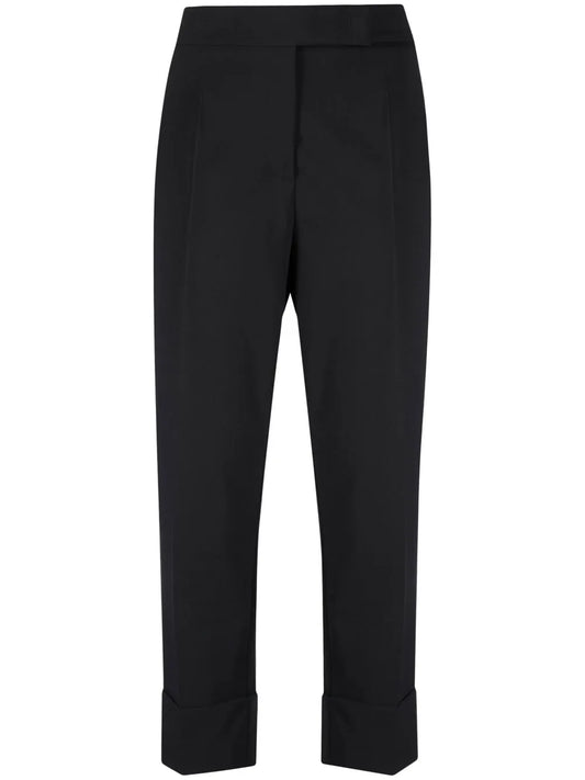 Pressed-Crease Four-Pocket Tailored Trousers