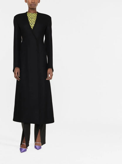 V-Neck Long Coat