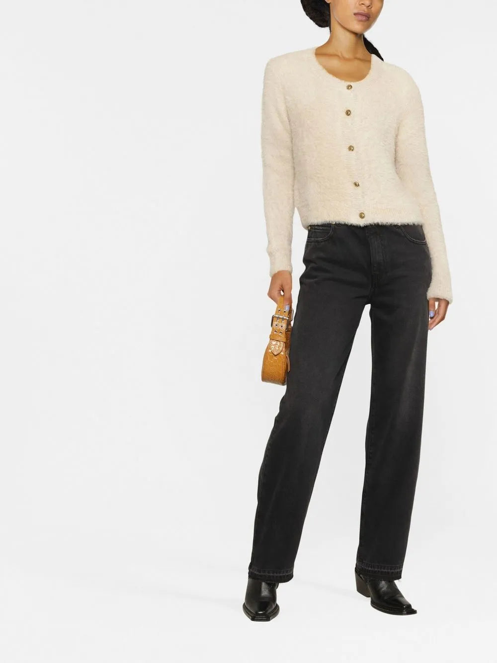 Mid-Rise Boyfriend Jeans