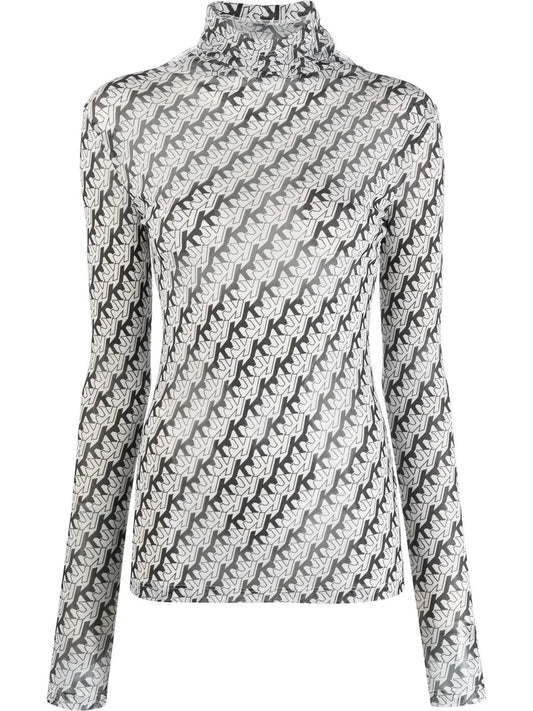 All-Over Logo-Print T-Shirt