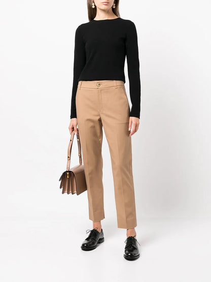 Slim-Fit Cigarette Trousers