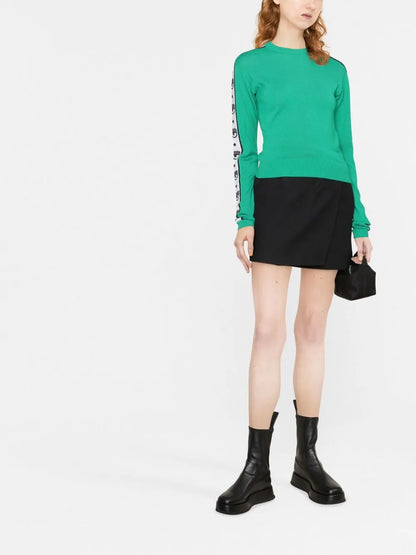 Logo-Print Crew-Neck Jumper