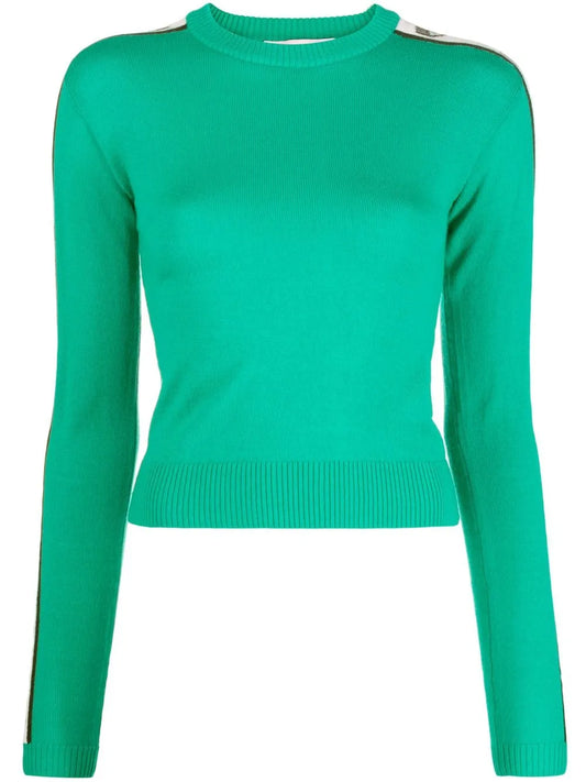 Logo-Print Crew-Neck Jumper
