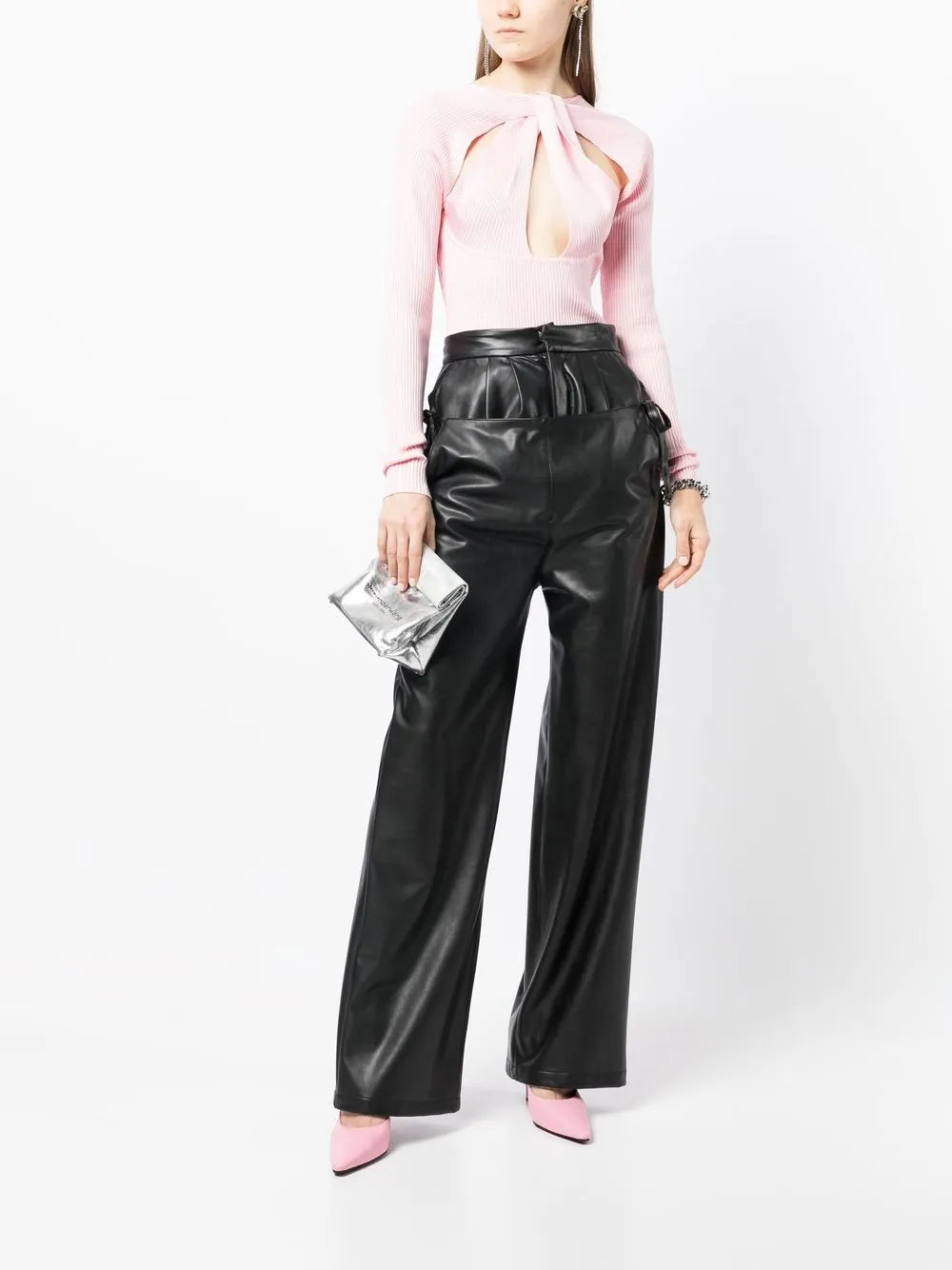 Twisted Cut-Out Sweater