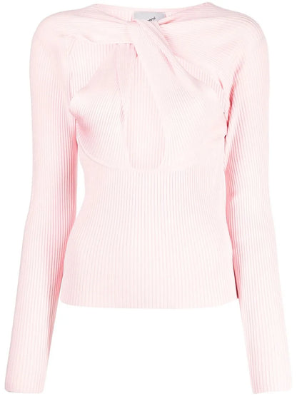 Twisted Cut-Out Sweater