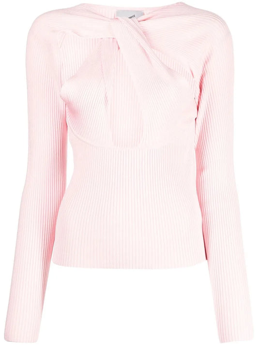 Twisted Cut-Out Sweater