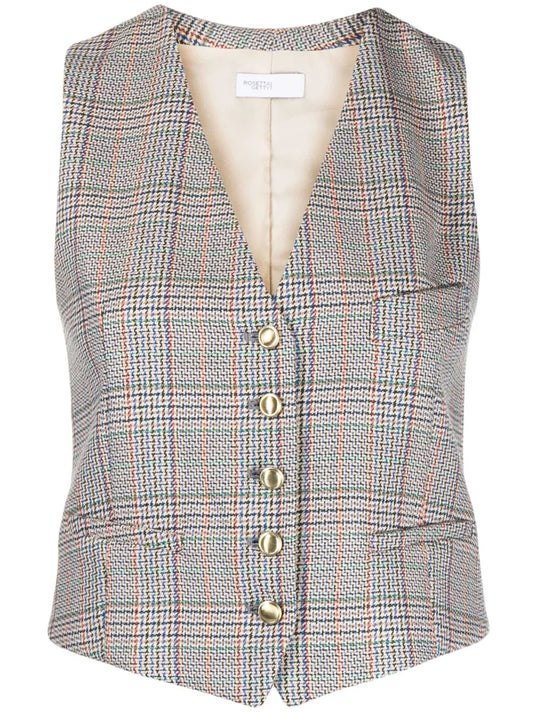 Tailored-Cut V-Neck Waistcoat
