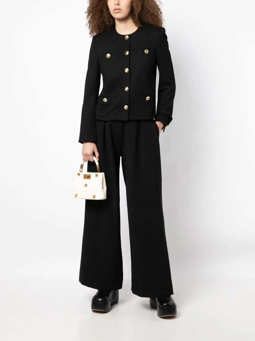 Fitted Button-Down Fastening Jacket