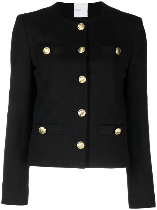 Fitted Button-Down Fastening Jacket