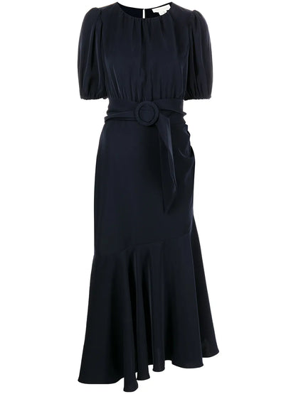 Camila Belted-Waist Midi Dress