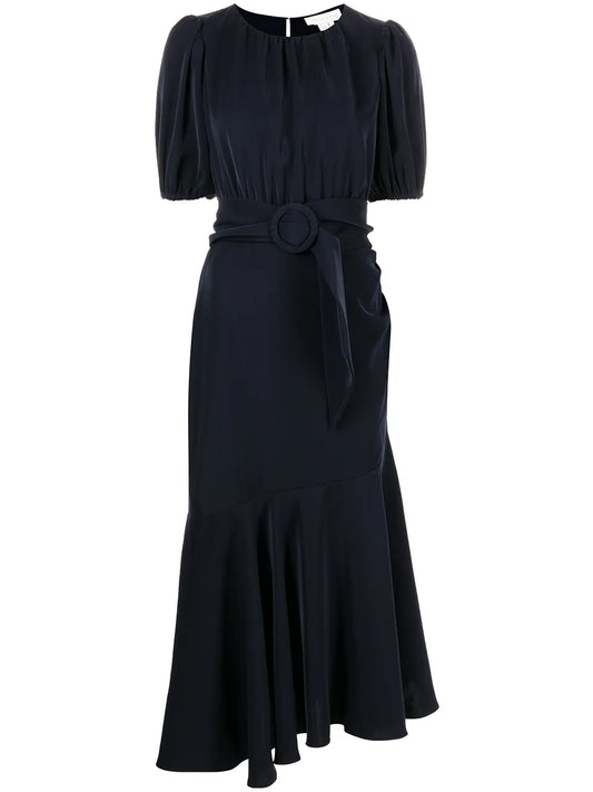 Camila Belted-Waist Midi Dress