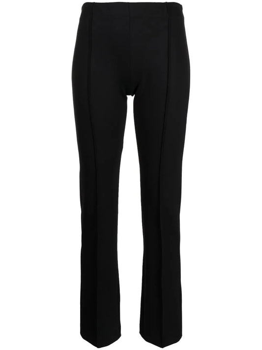 Stovepipe Straight-Leg Trousers