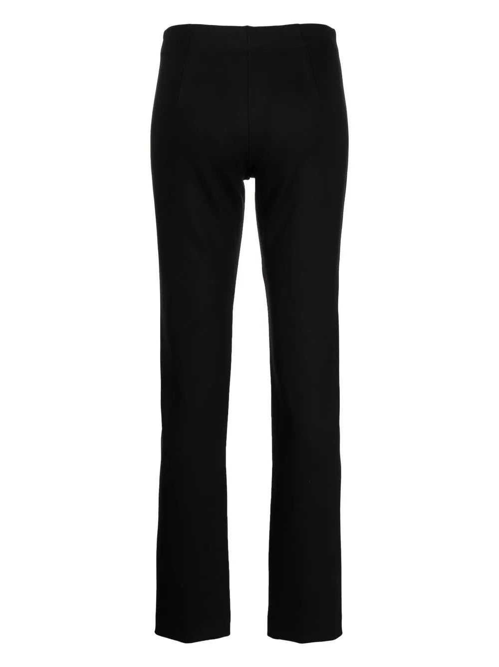 Stovepipe Straight-Leg Trousers