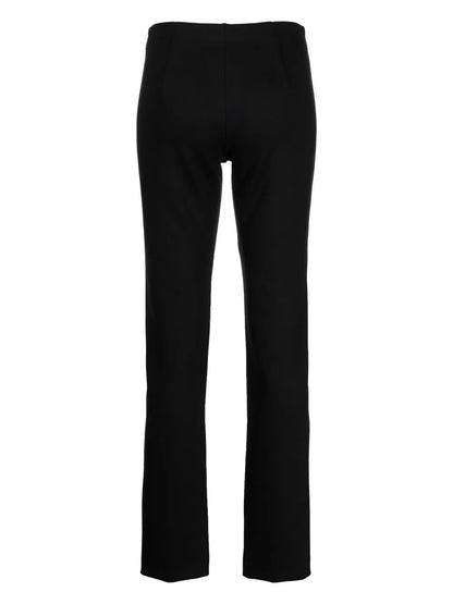 Stovepipe Straight-Leg Trousers