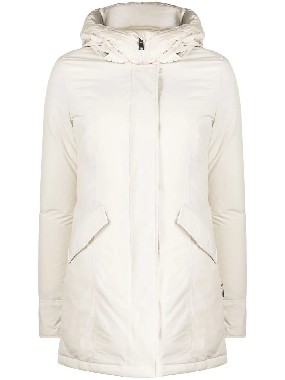 Hooded Duck Feather Coat