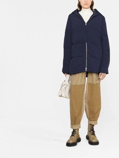 Padded Zip-Fastening Coat