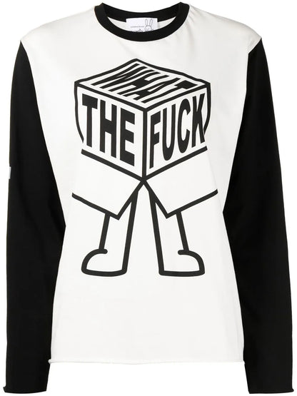 Graphic-Print Long-Sleeve Shirt