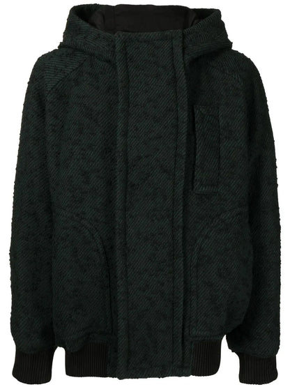 Hooded Textured Jacket