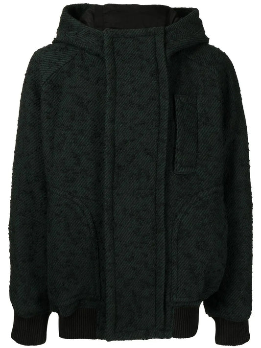 Hooded Textured Jacket