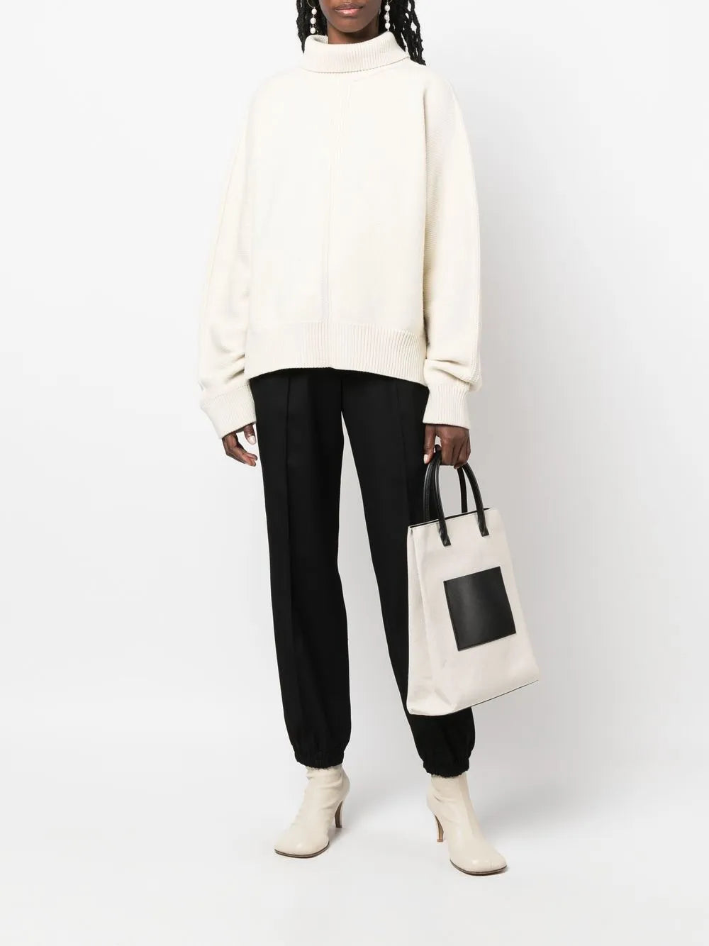 Drawstring-Fastening Waist Trousers