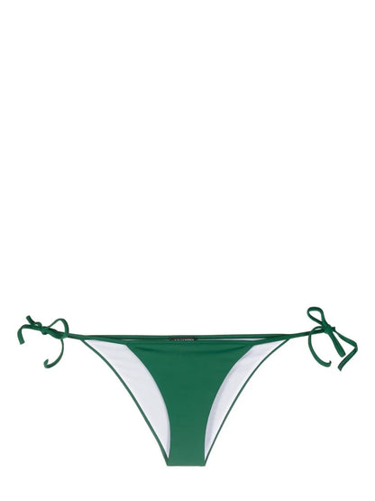 Logo-Print Side-Tie Bikini Bottoms