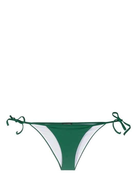 Logo-Print Side-Tie Bikini Bottoms