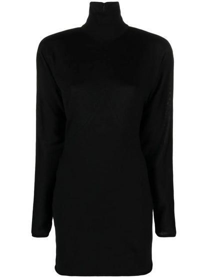 Knitted Roll Neck Dress