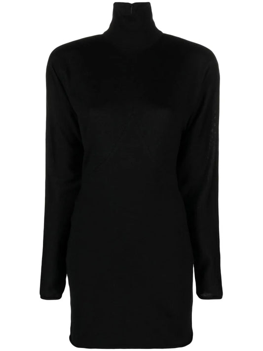 Knitted Roll Neck Dress