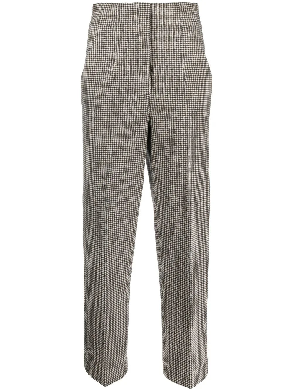 Cropped Straight-Leg Trousers