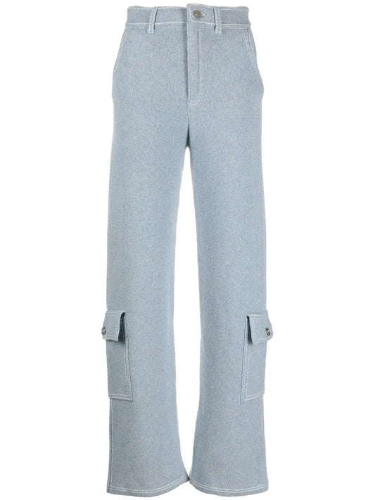Knitted Cargo Trousers