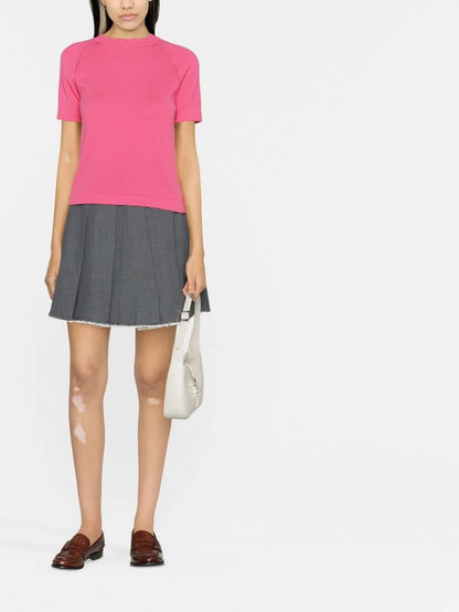 Cashmere Short-Sleeve Top