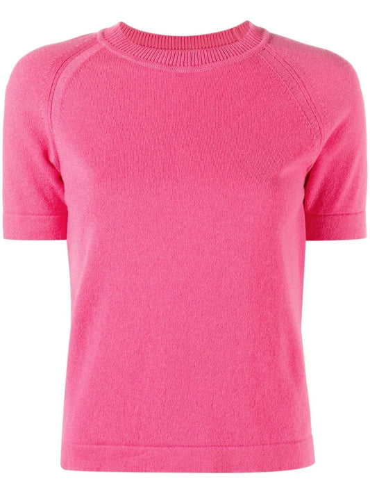 Cashmere Short-Sleeve Top