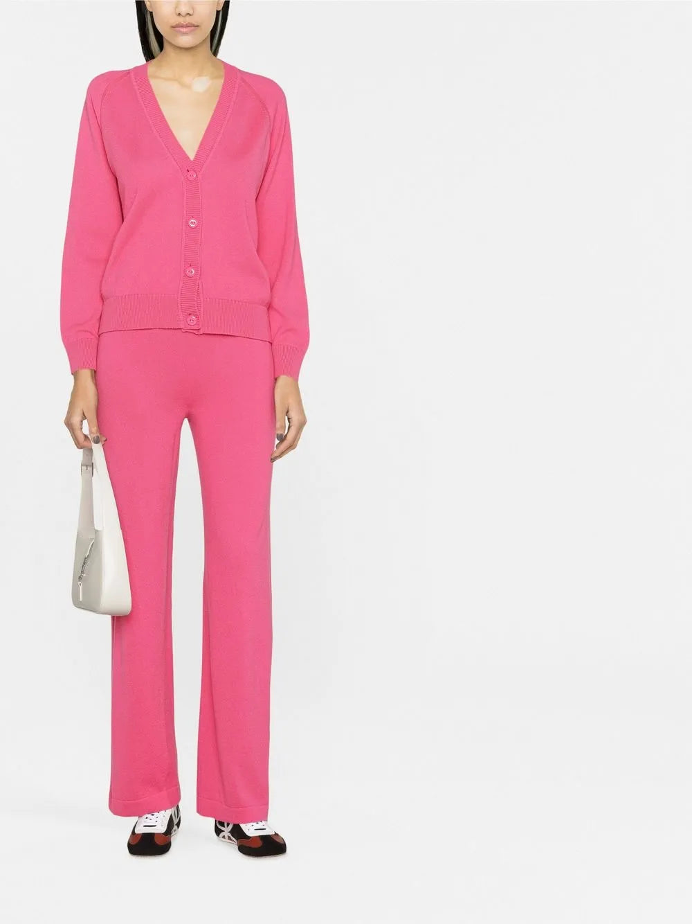 Straight-Leg Knitted Trousers