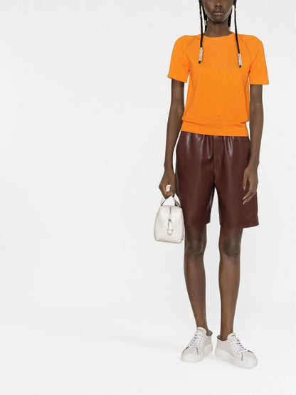 Cashmere Short-Sleeve Top