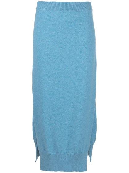 High-Waisted Knit Skirt
