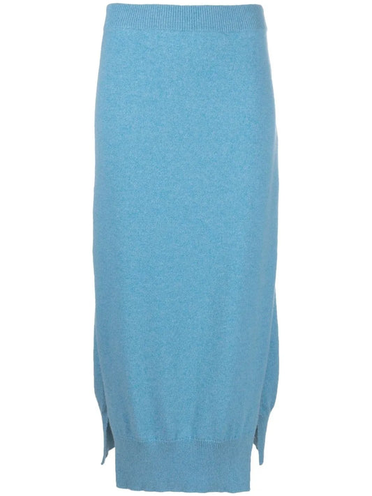 High-Waisted Knit Skirt