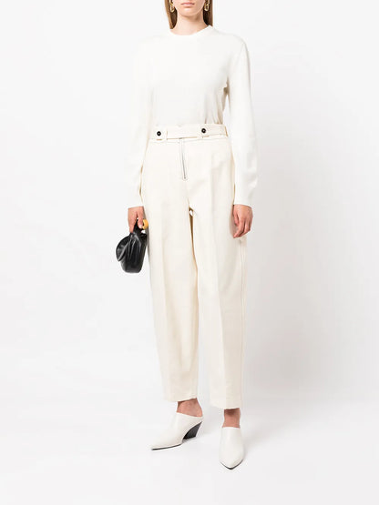 Crew-Neck Merino Wool Sweater