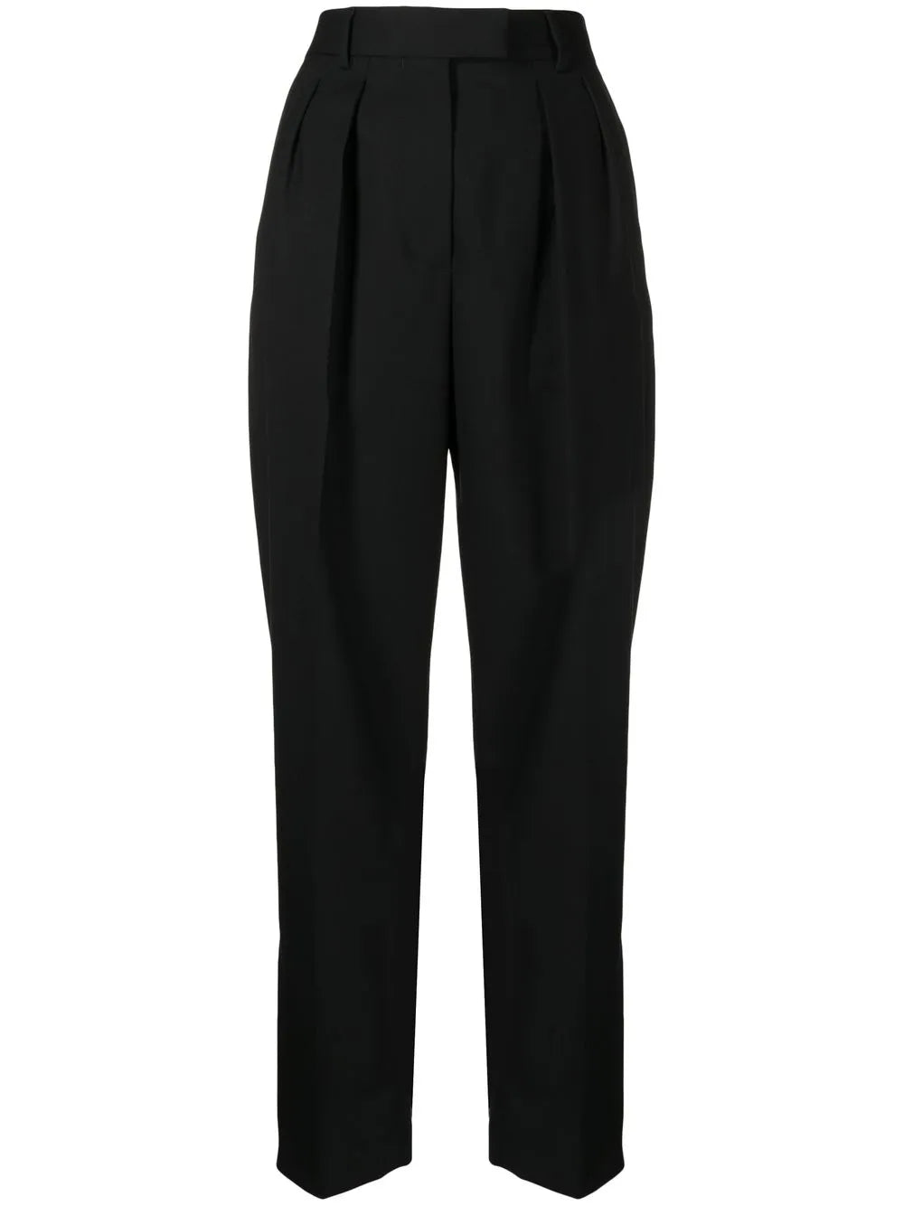 Wool Tapered Trousers