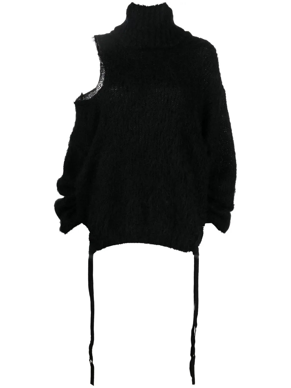 Cut-Out Detail Roll-Neck Jumper
