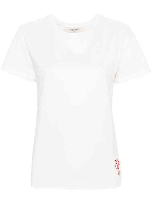 Logo-Patch Cotton T-Shirt