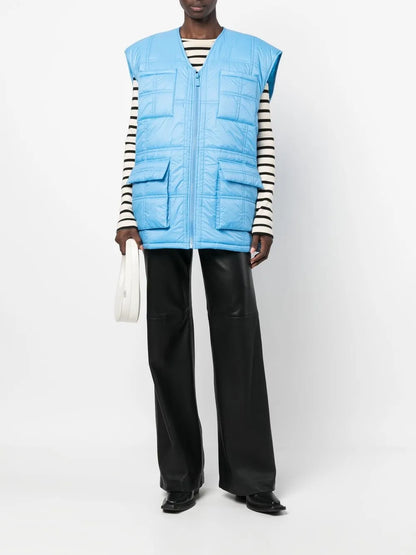 V-Neck Quilted Gilet
