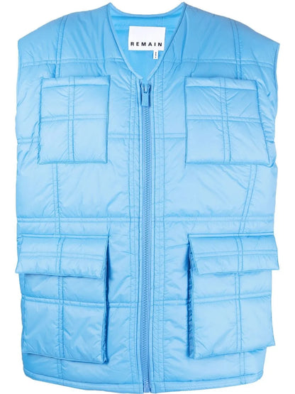 V-Neck Quilted Gilet