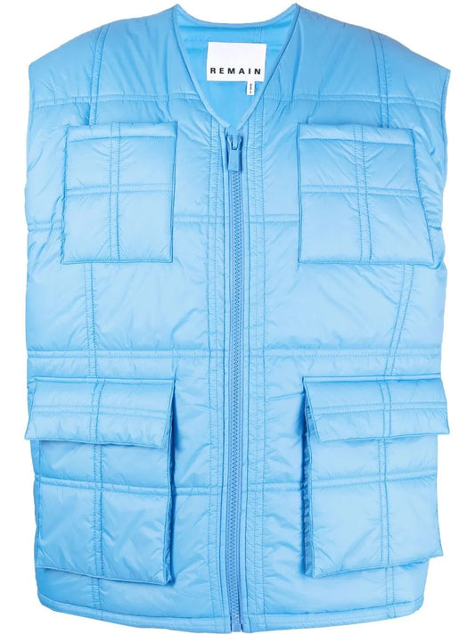 V-Neck Quilted Gilet