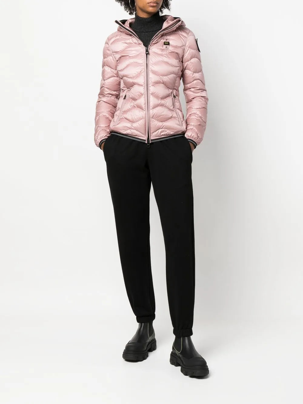 Logo-Patch Padded Jacket