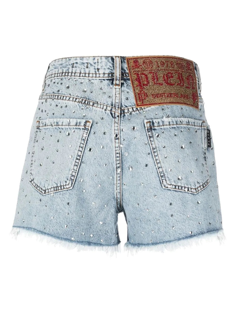Crystal Embellished Mini Shorts